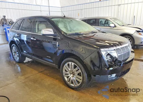 2009 Lincoln Mkx из США, поврежденный, VIN 2LMDU88CX9BJ07197
